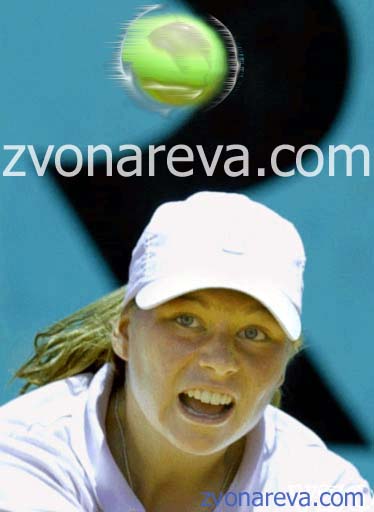 Zvonareva's stroke